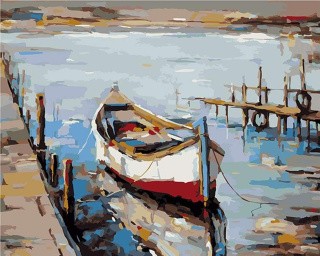 Картина по номерам «Рыбацкий причал» Картина по номерам «Рыбацкий причал»