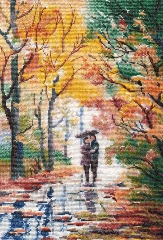 Набор для вышивания «Осенняя прогулка»