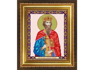 Рисунок на ткани «Святой Князь Вячеслав»