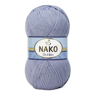 Пряжа NAKO Denim (Нако Деним), (6540), стальной, 5 шт. по 100 г Пряжа NAKO Denim (Нако Деним), (6540), стальной, 5 шт. по 100 г