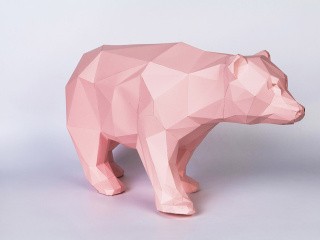 Бумажная модель для склеивания фигура «Медведь» Бумажная модель для склеивания фигура «Медведь»