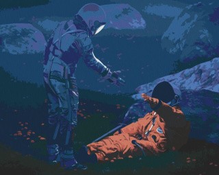 Картина по номерам «Эвакуация» Картина по номерам «Эвакуация»