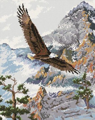 Алмазная вышивка «Полет орла» Алмазная вышивка «Полет орла»