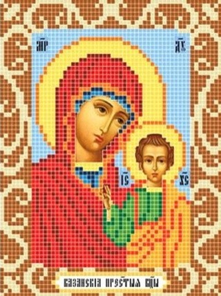 Рисунок на ткани «Богородица Казанская» Рисунок на ткани «Богородица Казанская»