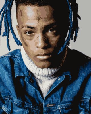 Картина по номерам «XXXTENTACION 8»