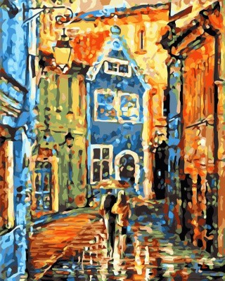 Картина по номерам «Под теплым дождем»