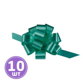 Подарочные банты, 8,5 см, 10 шт., 07 зеленый, Stilerra