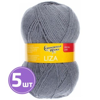 Пряжа Семеновская Liza (1130), ангора 5 шт. по 100 г Пряжа Семеновская Liza (1130), ангора 5 шт. по 100 г