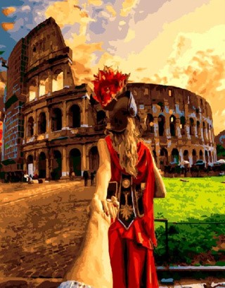 Картина по номерам «Следуй за мной. Рим»