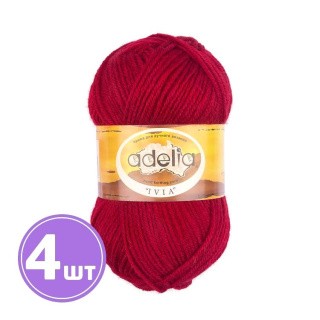 Пряжа Adelia IVIA (138), рубин, 4 шт. по 62.5 г Пряжа Adelia IVIA (138), рубин, 4 шт. по 62.5 г