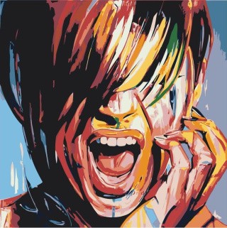 Картина по номерам «Красочный крик» Картина по номерам «Красочный крик»