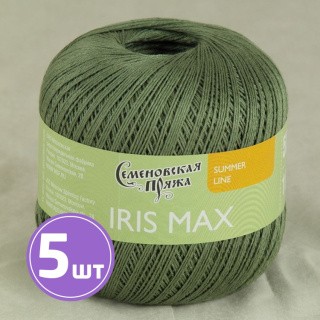 Пряжа Семеновская IRIS max (235), олива 5 шт. по 100 г Пряжа Семеновская IRIS max (235), олива 5 шт. по 100 г