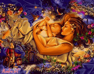 Картина по номерам «Материнство»
