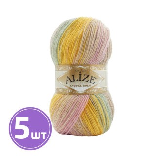 Пряжа ALIZE Angora Gold Batik (6958), мультиколор, 5 шт. по 100 г Пряжа ALIZE Angora Gold Batik (6958), мультиколор, 5 шт. по 100 г