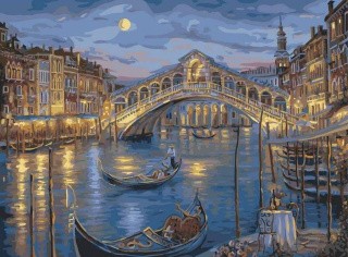Картина по номерам «Прошлой ночью на Гранд-Канале» Картина по номерам «Прошлой ночью на Гранд-Канале»