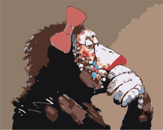 Картина по номерам «Модница» Картина по номерам «Модница»