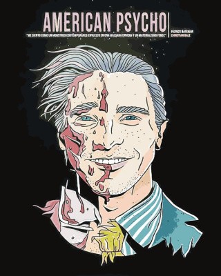 Картина по номерам «Американский психопат» Картина по номерам «Американский психопат»