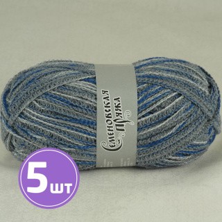 Пряжа Семеновская Marina (12968), мозаика 5 шт. по 100 г Пряжа Семеновская Marina (12968), мозаика 5 шт. по 100 г