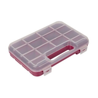 Коробка пластиковая для швейных принадлежностей, цвет: бордовый, Gamma 