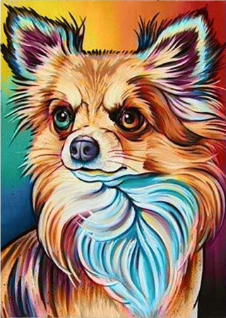 Алмазная вышивка «Чихуахуа» Алмазная вышивка «Чихуахуа»