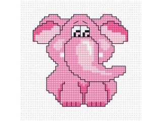 Набор для вышивания «Розовый слоник»