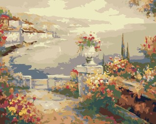 Картина по номерам «На террасе» Картина по номерам «На террасе»