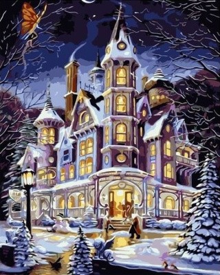 Картина по номерам «Дворец зимой»