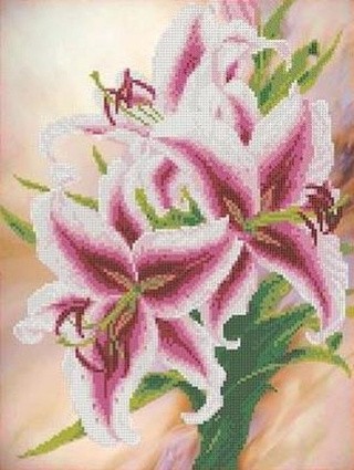 Рисунок на ткани «Лилии» Рисунок на ткани «Лилии»