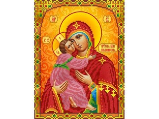 Набор вышивки бисером «Богородица Владимирская»