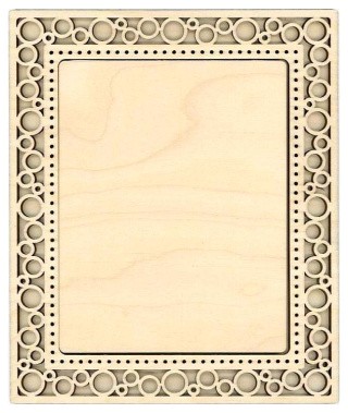 Рамка «Круги», большая ажурная, 19x24 см