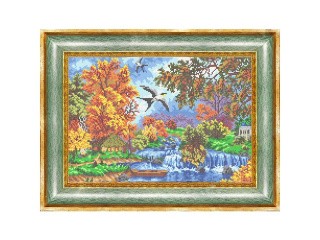 Рисунок на ткани «Осень»