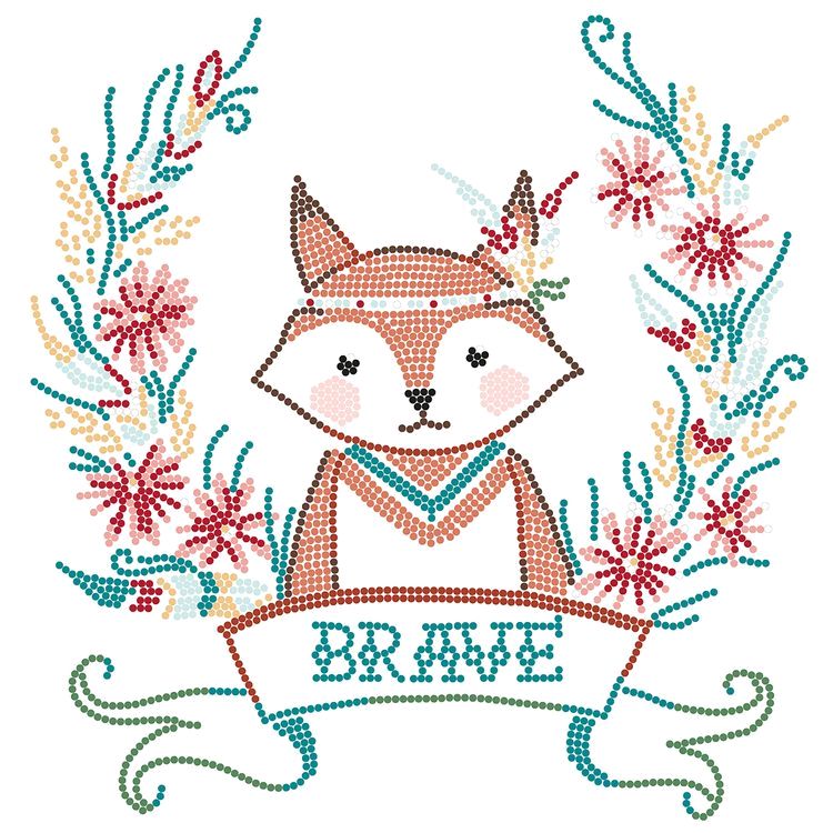 Алмазная вышивка «Храбрый лис» — картинка 2