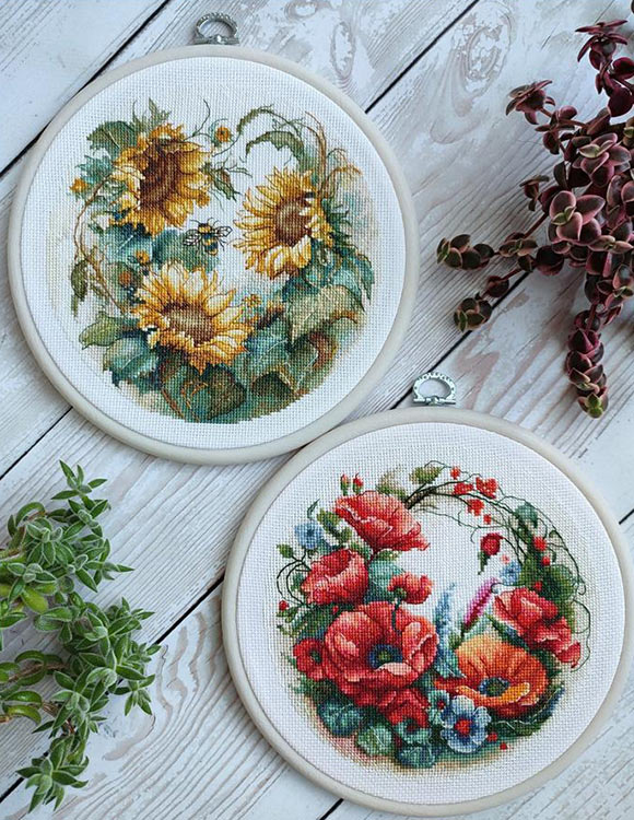 Набор для вышивания «Композиция с маками» — картинка 12