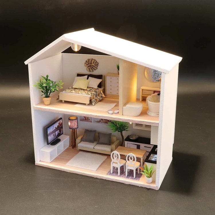 Набор для создания миниатюры (румбокс) «Уютное гнездышко» — картинка 4