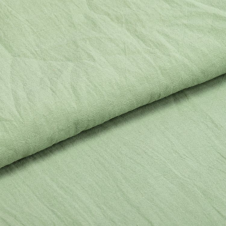 Ткань Хлопок крэш, 5 м х 150 см, 90 г/м², цвет: светло-зеленый, TBY — картинка 3