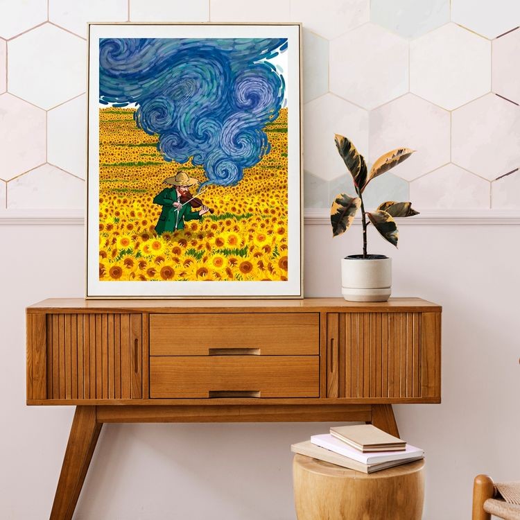 Картина по номерам «В стиле Ван Гога» — картинка 4