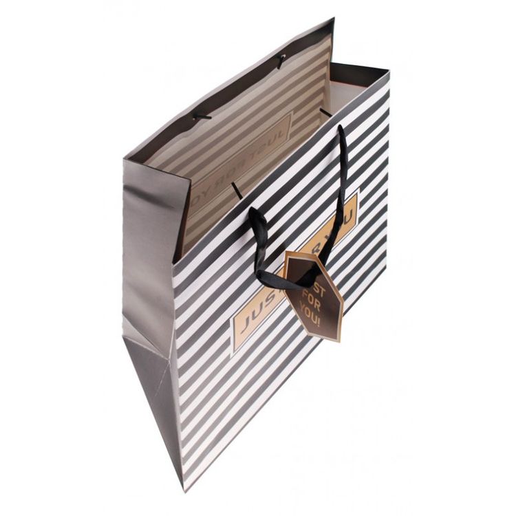 Подарочный пакет «Полоска» — картинка 2