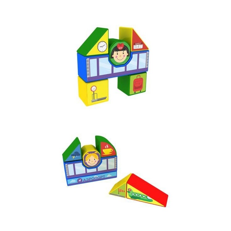 Пластиковые кубики «Аэропорт» — картинка 5