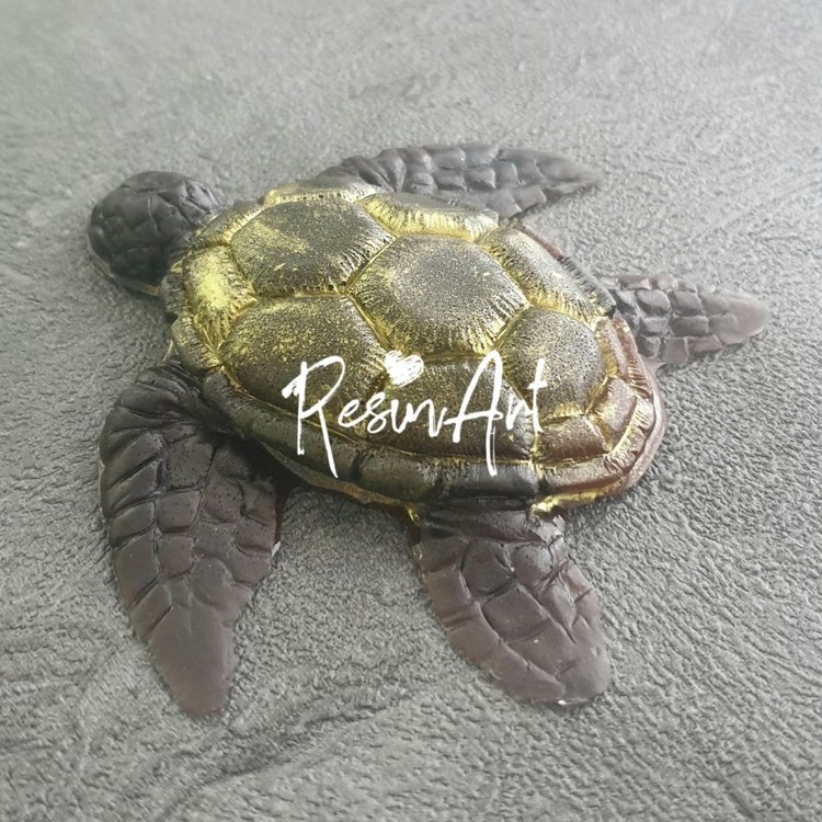 Черепаха 3D - Силиконовый молд, ResinArt — картинка 3