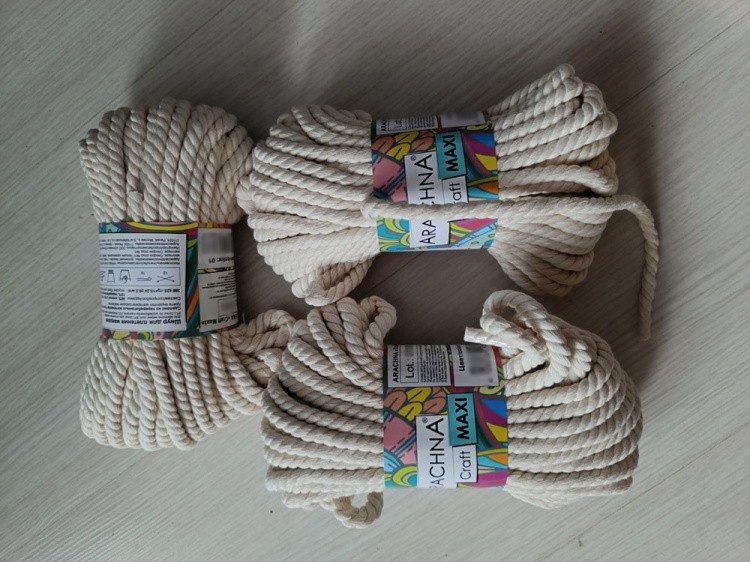 Пряжа Arachna Craft Maxi (01), натуральный, 3 шт. по 268 г — картинка 2