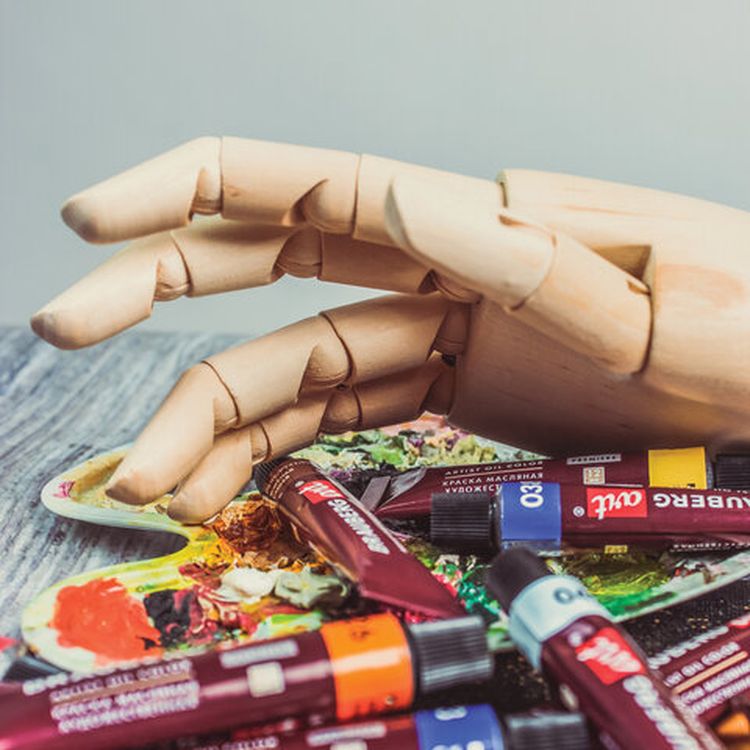 Манекен художественный «Рука», высота 30 см., мужская правая, дерево, BRAUBERG ART CLASSIC  — картинка 6