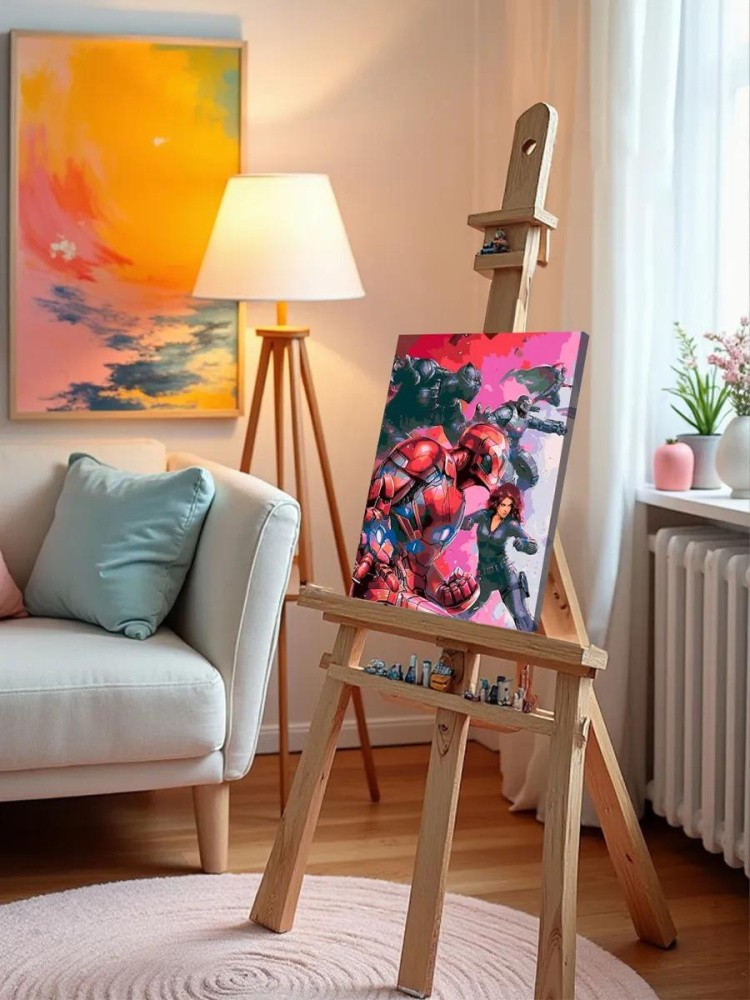 Картина по номерам «Мстители» — картинка 9