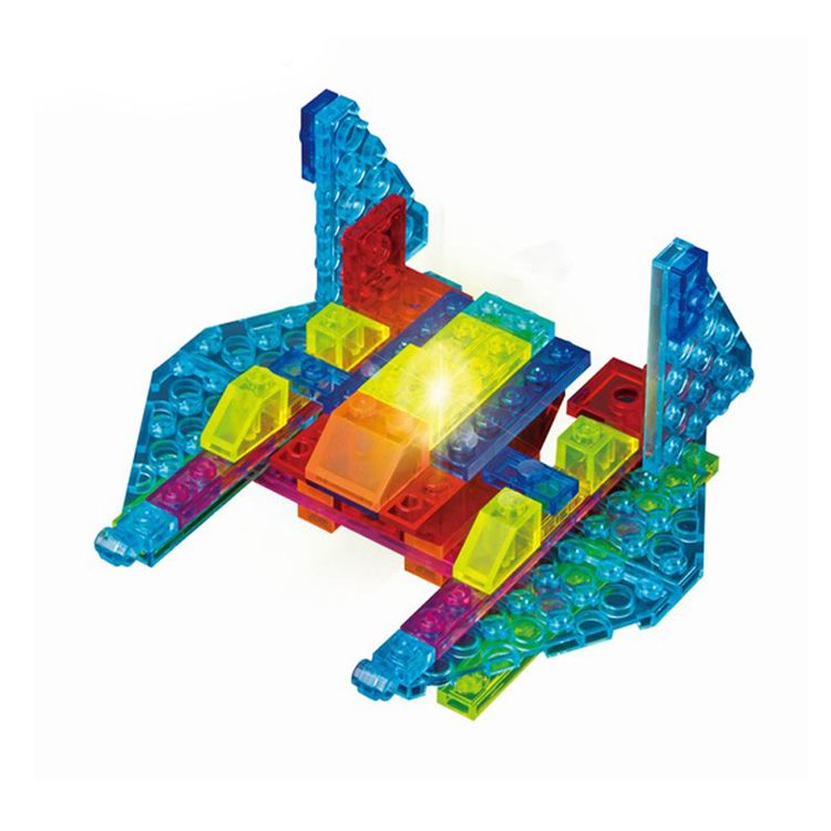 Светящийся конструктор CRYSTALAND «Космический корабль 4 в 1» — картинка 3