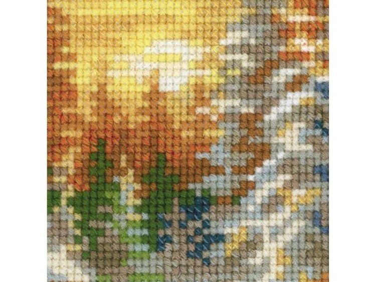 Набор для вышивания «Тарелка с синицей» — картинка 5