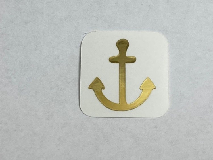 №40 Наклейка (золотые ) Sticker, Art Blong — картинка 2