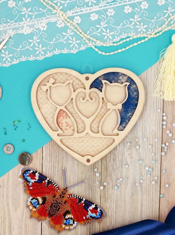 Органайзер для бисера с крышкой «Котики» — картинка 3