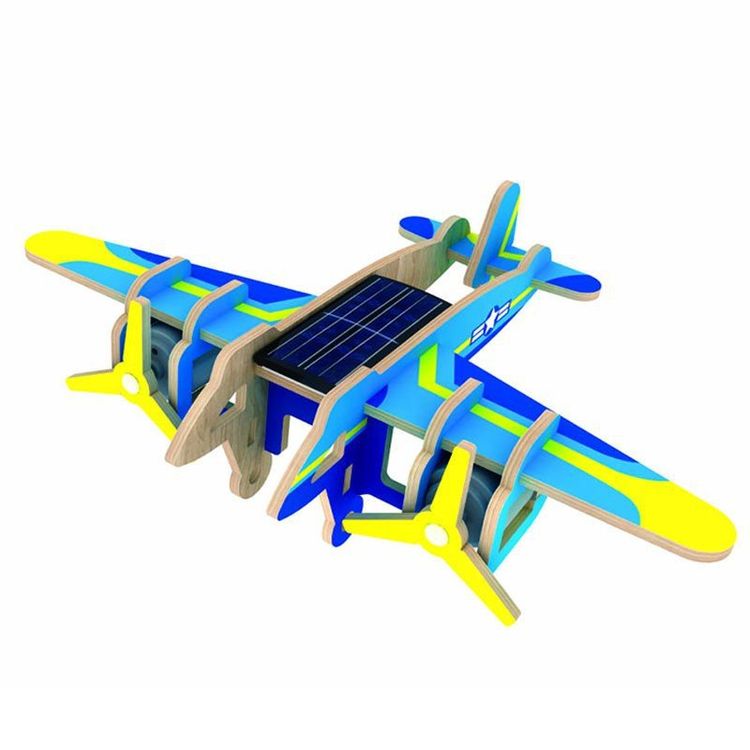 Деревянный 3D-конструктор «Бомбардировщик», Robotime