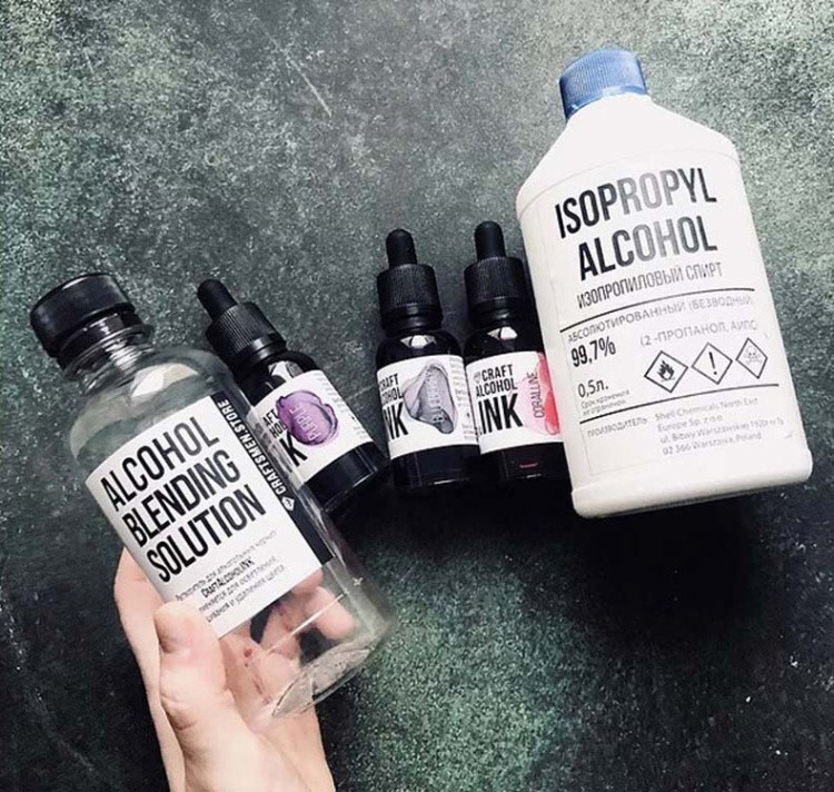 Разбавитель для спиртовых чернил с фиксирующим эффектом Blending Solution 500 мл — картинка 2