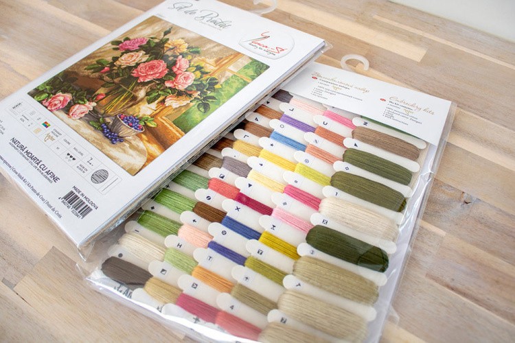 Набор для вышивания «Натюрморт с голубикой» — картинка 9