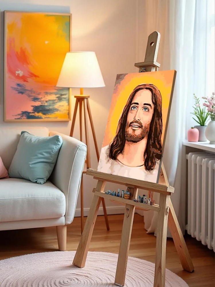 Картина по номерам «Иисус» — картинка 10